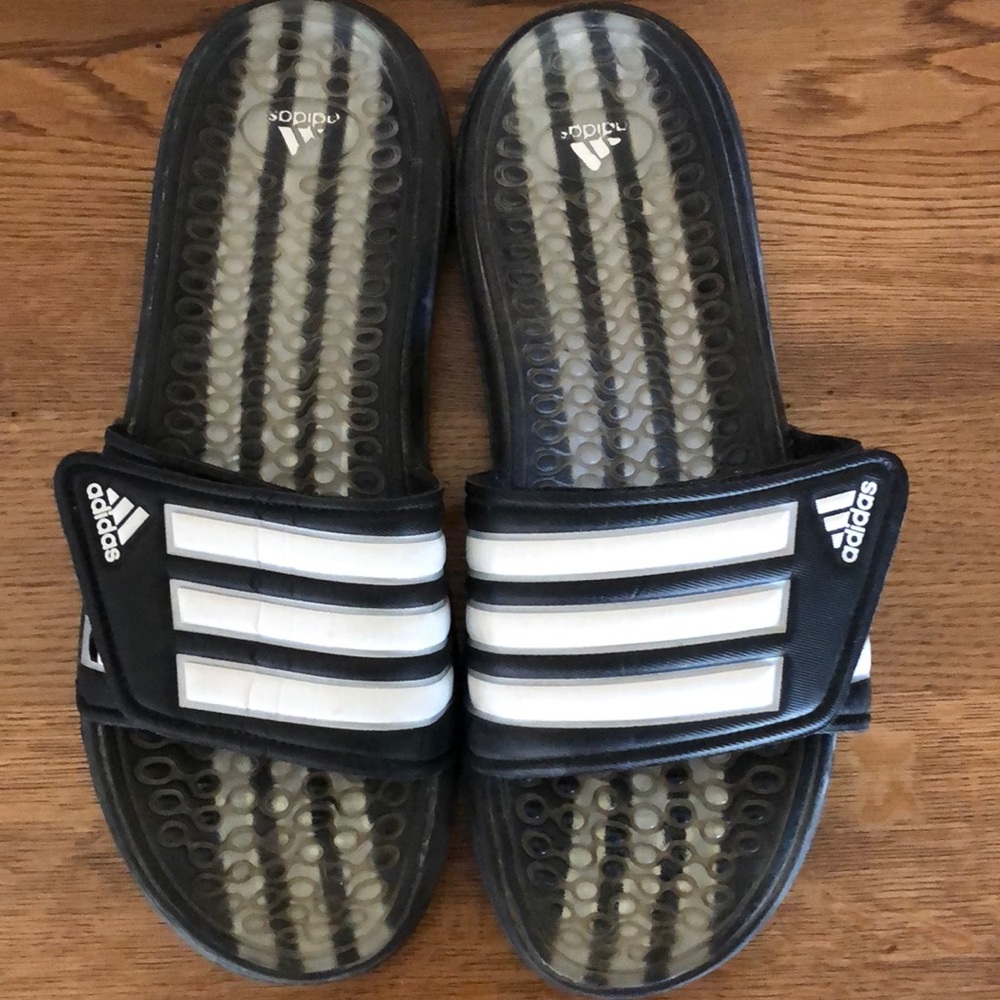 Men’s Adidas Slides.